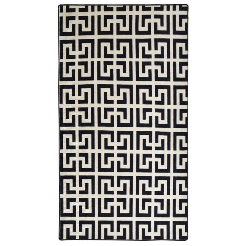 Geometric Indoor Rug, Rectangle 3'11" x 5'11"
