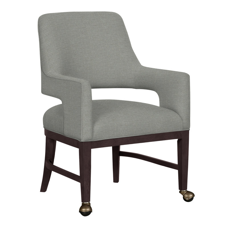 Chaise avec accoudoirs Josie Grande, Polyester 3152 Mastic, Montego Bay