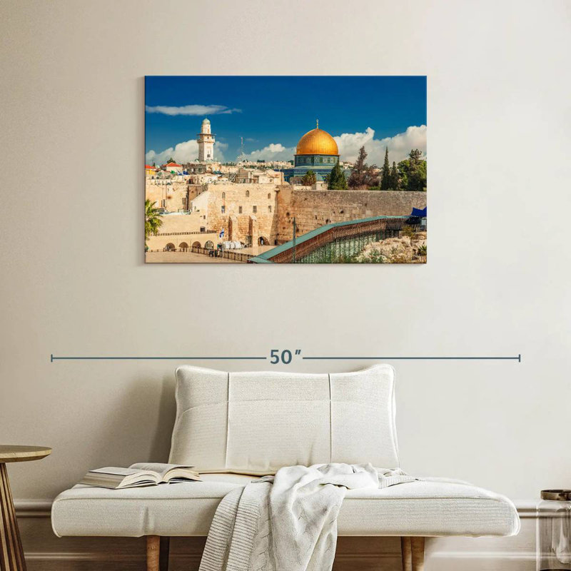 Kavia Old Jerusalem Landmarks, 24" H x 36" W