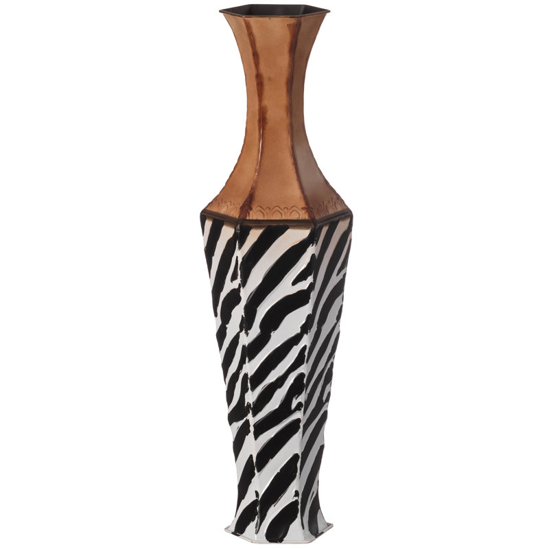Biaggio Metal Floor Vase