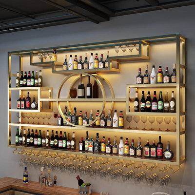 Novelty Wall Mounted Wine Rack by L Wall-hanging Wine Rhythm
