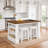 Posie Kitchen Island With 2 Stools-1430064965