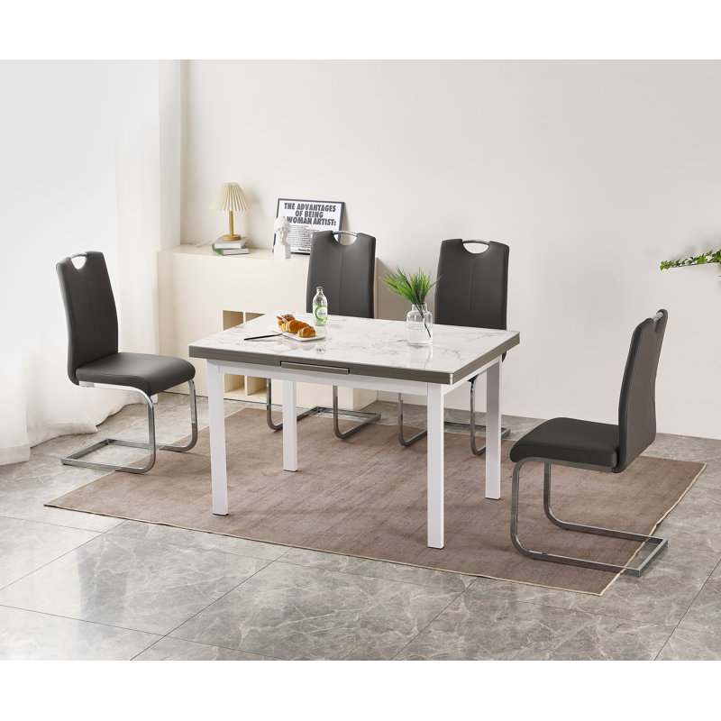 4 - Person Dining Set, Grey