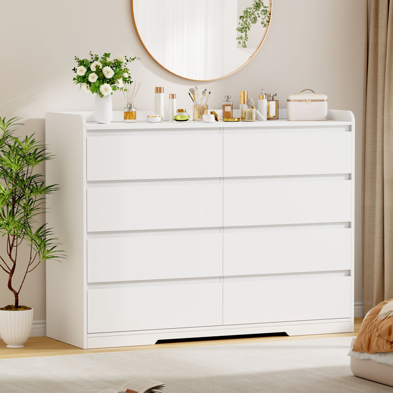 Commode double 8 tiroirs l 47,2 po