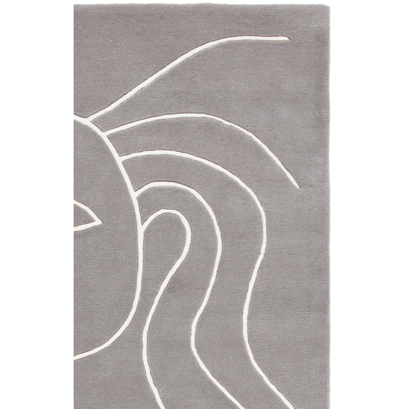 Clermonte Hand Tufted New Zealand Wool Rug, Square 7'