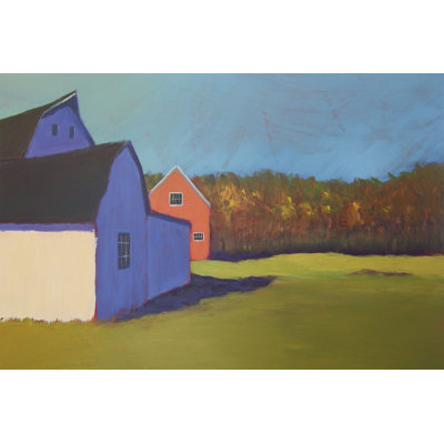 " Primary Barns VIII " by Carol Young Painting Print