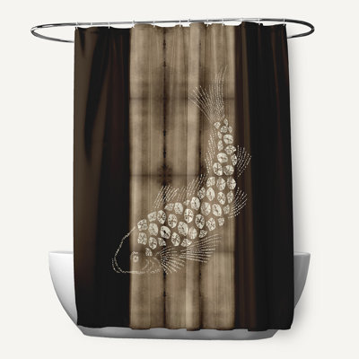 Rideau de douche simple Bince