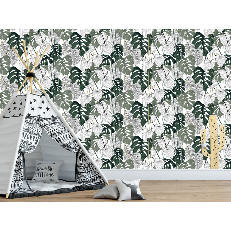 Charley Peel & Stick Floral Roll