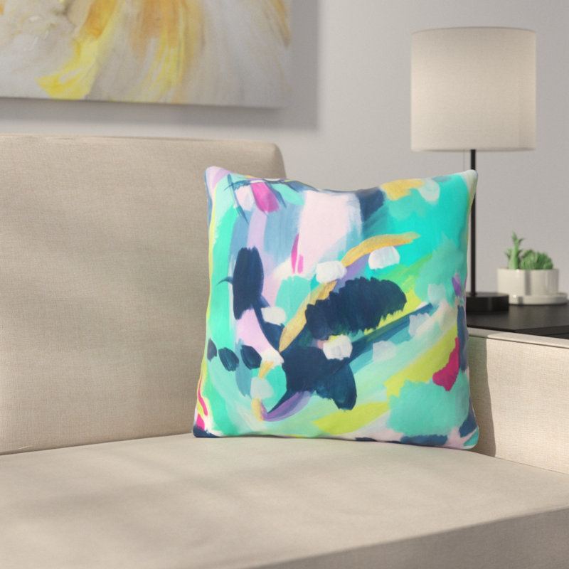 Coussin décoratif extérieur Puddle Jump, 18 po x 18 po