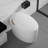 Modern Smart Toilet Bidet, Auto Open/Close Seat, 1.28 Flushing, Led Display, Night , Warm Air Dryer, Bathroom With Multiple Wash Modes, White Porcelain Unit-121633604