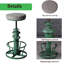 Tabouret de bar de cuisine antique et industriel-114234863-114234867-114234861