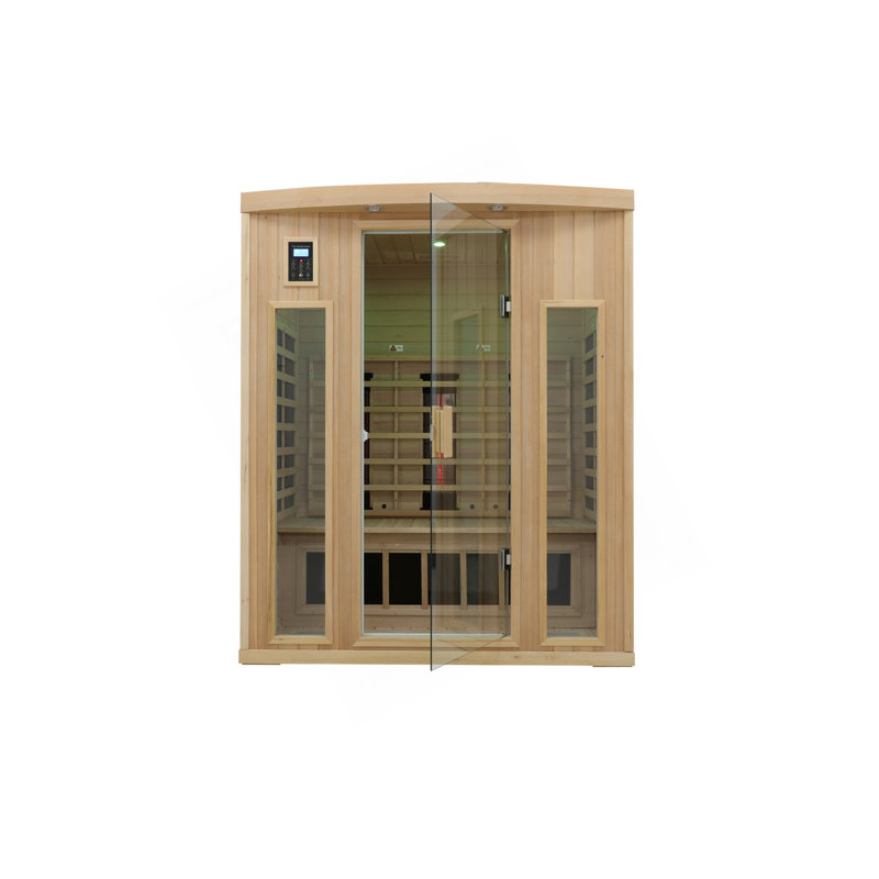 Indoor 3-Person Hemlock Far-Infrared Sauna