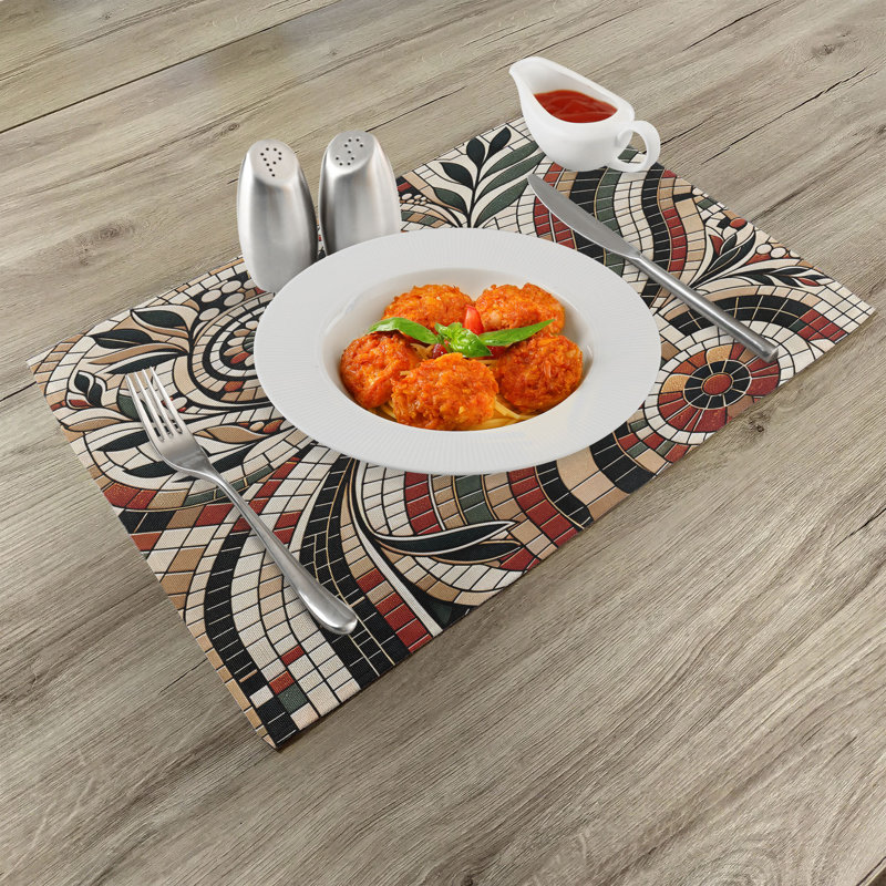 Ensemble de 4 napperons Ambesonne Boho