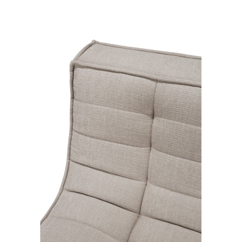 N701 Corner Wedge, Ecru Eco Cotton Blend