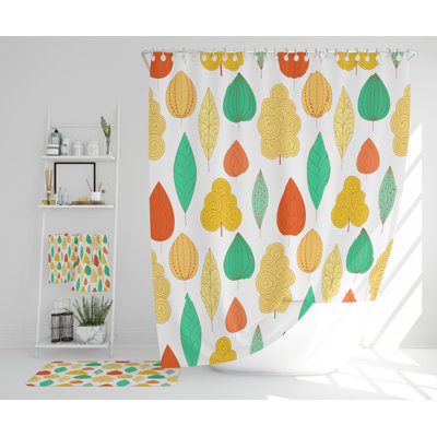Niabi Polyester Shower Curtain Set