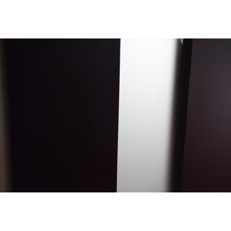 Modern Exterior Doors FRP 36 x 80 Black Frosted Glass Front Entry Door