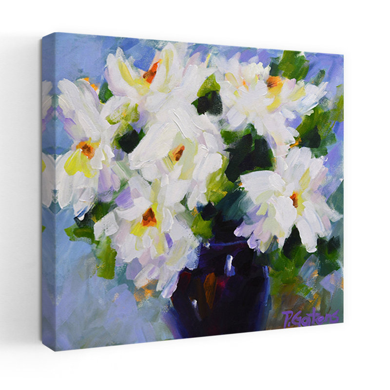Bouquet de pivoines blanches, H 48 po x l 48 po