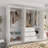 Frideres Elegant Triple Door Wardrobe With Panels - Spacious Storage Solution With Adjustable Shelves And Soft-Close Drawers