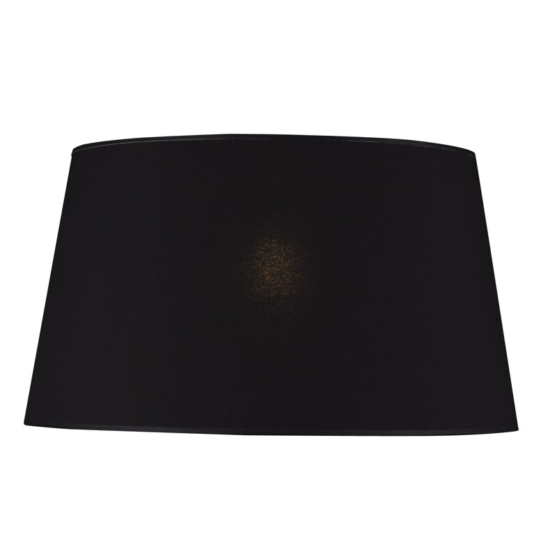 Renteria Cotton Empire Lamp Shade, Black, 30cm H x 100cm W x 100cm D 