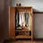 Modern Minimalist Solid Wood Wardrobe