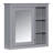 Rosaelia 30'' W 28'' H Wall Mounted Required Framed Medicine Cabinet Mirror 3 Fixed-1597574215