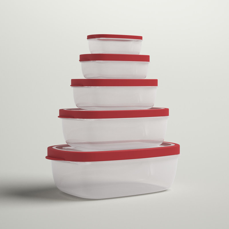 Ensemble de 5 contenants alimentaires Wayfair Basics®
