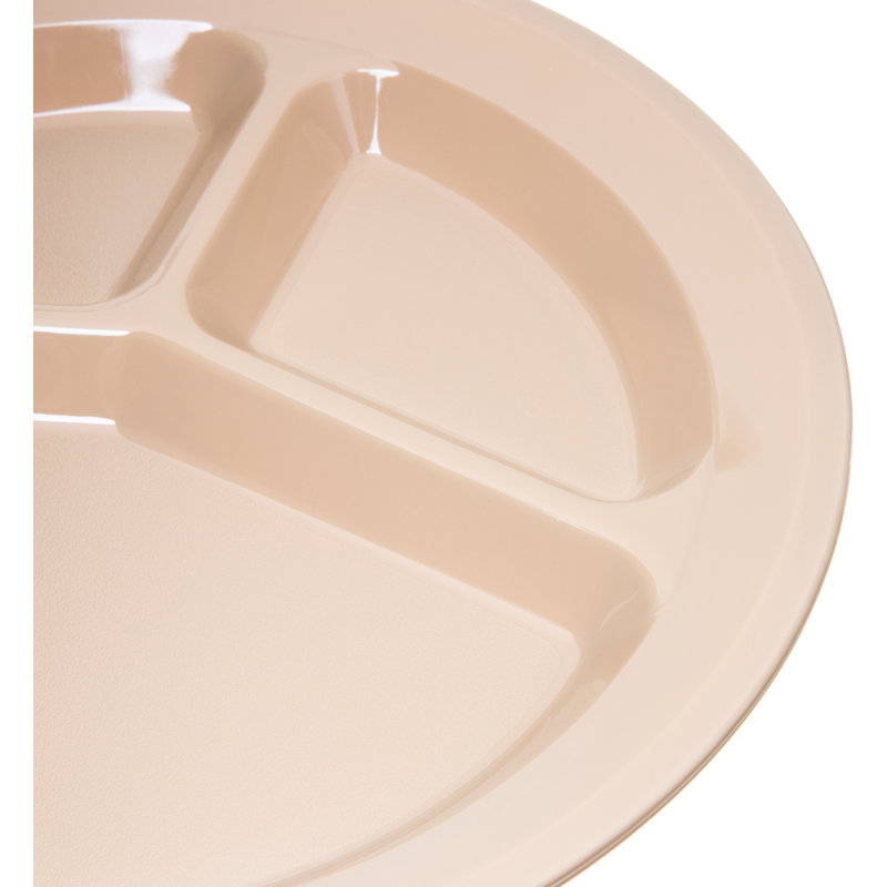 11" Narrow Rim 3-Dinner Plate, Tan