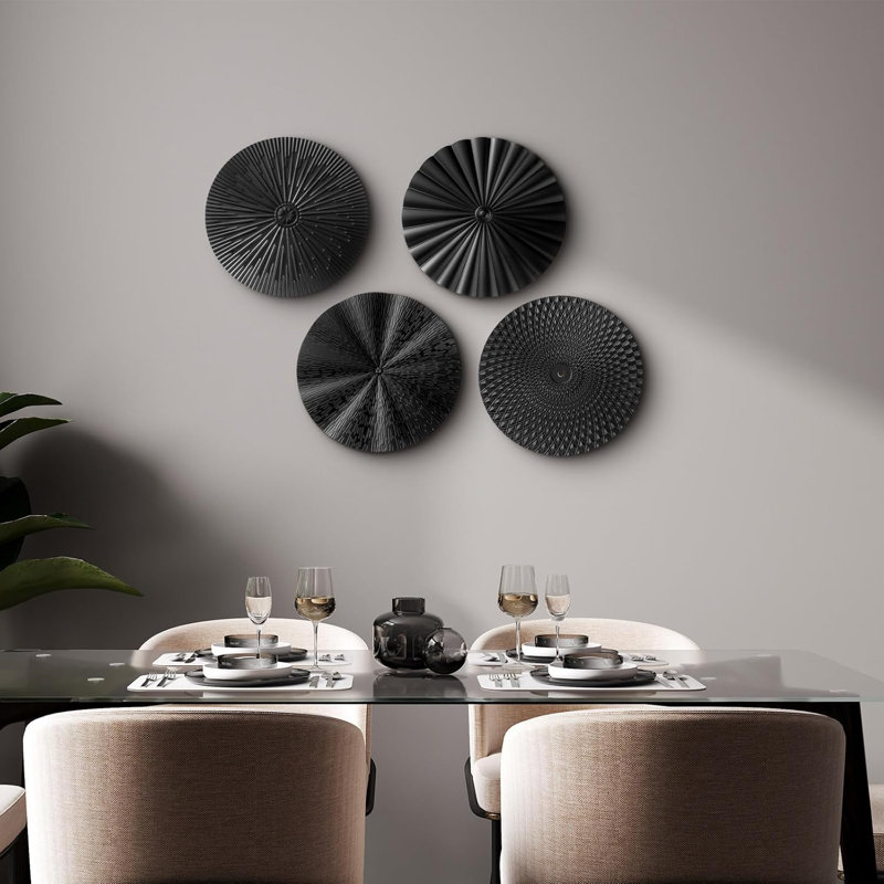 Metal Mural Sunset Decoration