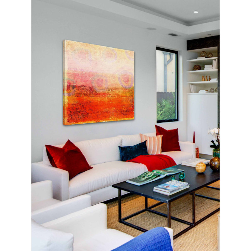 « unakite », reproduction d’art sur toile tendue, 40 po x 40 po