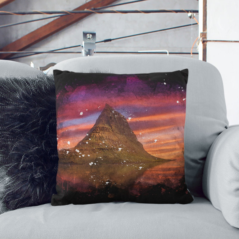 Square Throw Cushion, 40cm H x 40cm W x 15cm D