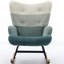Chaise d'appoint Mid-Century Modern Patchwork