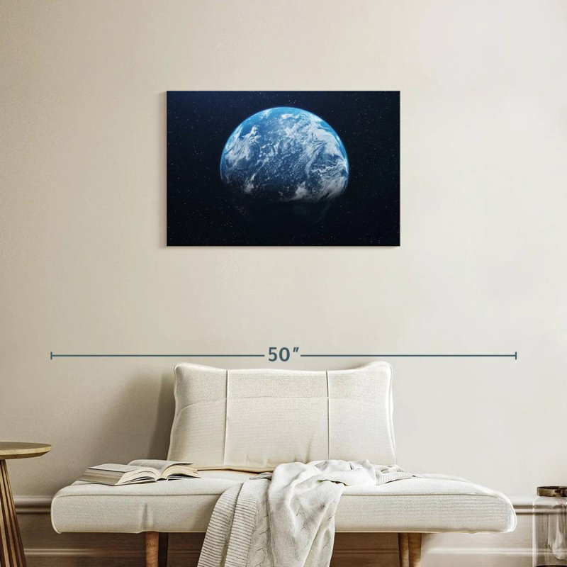 Oberle Earth From Space, 20" H x 30" W