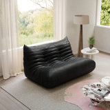 Casto Lazy Sofa Bean Bag Chair Floor Sofa Couch Fireside Lounger Accent Chair for Living Room, Bedroom, Apartment (Available in Multiple Colors)