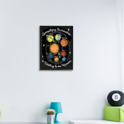 " Something Incredible Is Waiting Quote Planets Sun Earth " by Daphne Polselli
