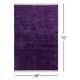 Clio Handmade Wool Purple Rug