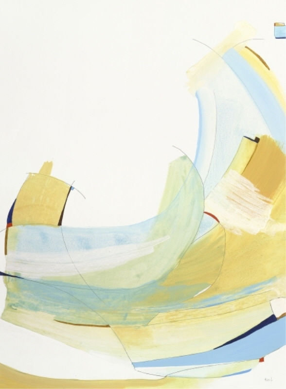 Surface IV Print by Kyle Goderwis, 41" H x 30" W x 1.5" D, Glass Coat