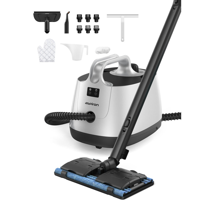 Steam Cleaner, 293°F 58 PSI Powerful Multipurpose Handheld Steam Mop for Home Use, 21 Attachments, 50Oz Capacity, Heavy Duty Steamer for Carpets, Floors, Cars, Tiles, Crack Cleaning