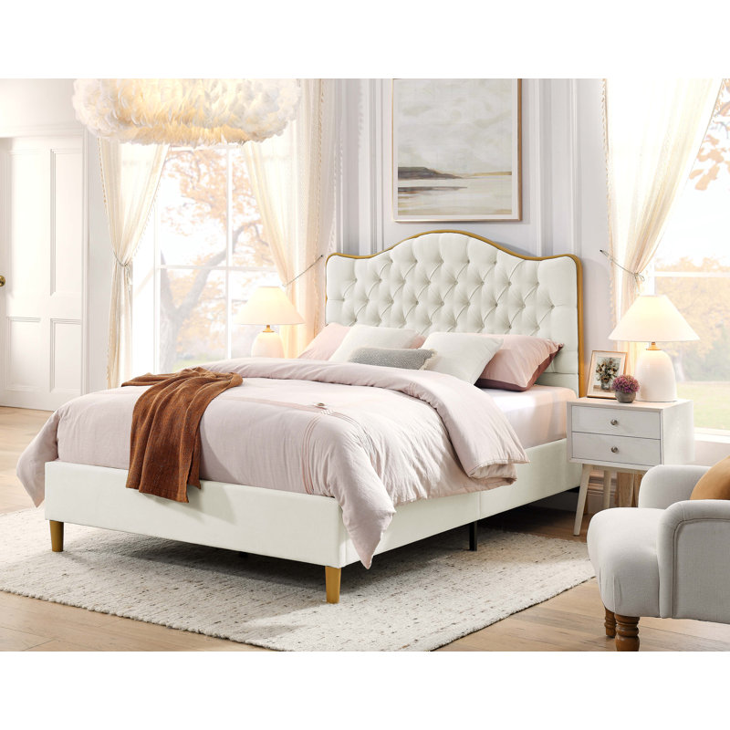 Upholstered Queen Bed Frame