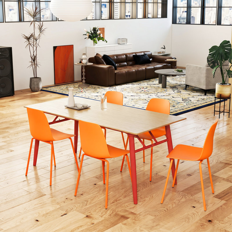 Chaise d'appoint Almeda Cheatham, Orange