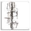 «Rope Ladder I» par Chris Paschke, art mural en verre acrylique-1091046730