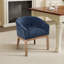 Chaises de cuisine de style campagnard avec accoudoirs 24,8 po-1757053397