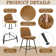 Swivel Bar Stools 4 pcs