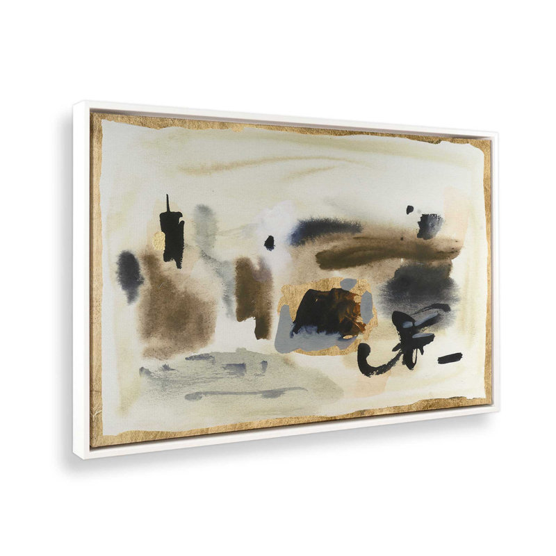 «Amber Veil I» par Melissa Wang, reproduction d'art sur toile, H 12 po x l 16 po, Blanc
