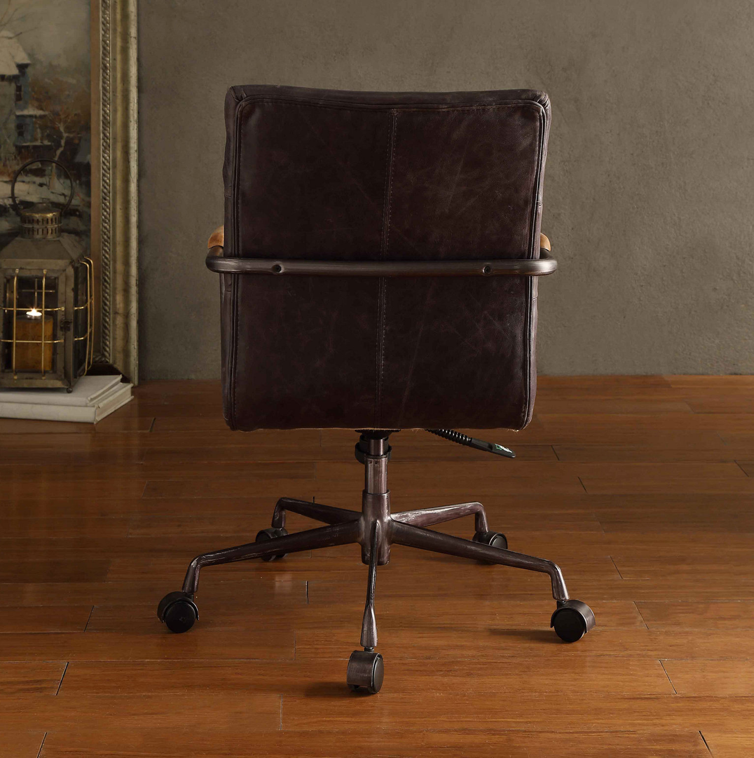 Springtown Swivel Office Chair, Slate