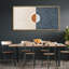 Sun and Moon Radiant Dawn Abstract Sunburst, reproduction d'art sur toile-96074510-111568093