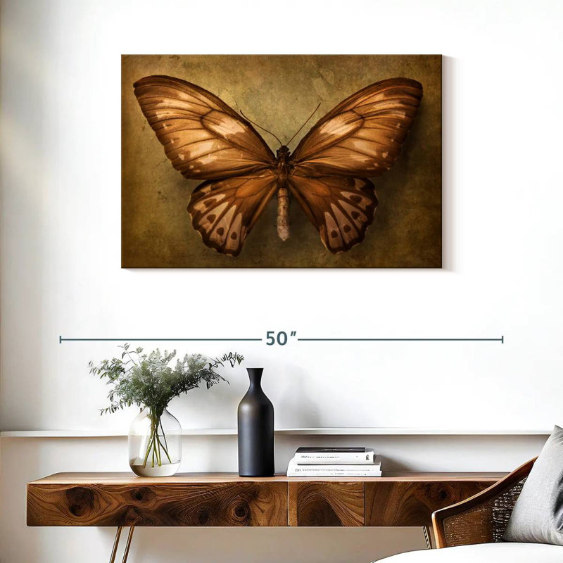 Papillon rétro Brampt, H 24 po x l 36 po