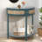 Unique Half Moon Design End Table With Sliding Rattan Door,Elegant Semi-Circle Entryway Console Table With 2 Rattan Storage Cabinet And Bottom Shelf For Living Room, Bedroom, Study, Hallway