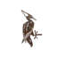 Objet de jardin décoratif peint à la main, 8,7 po x 15,7 po | 100% métal, épaisseur: 0,06 pouce | Conception unique de couleur brune, aucun assemblage requis | Parfait pour rehausser le style des espaces extérieurs-457404477