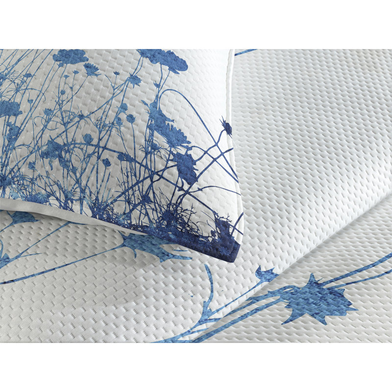 Flower Farmhouse / Country Polyester Coverlet