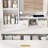 Vanity Table With Mirror & Adjustable LED Lights, Power Outlet, Hairdryer Holder & Stool – Compact Dressing Desk For Small Bedrooms(White)-29583457